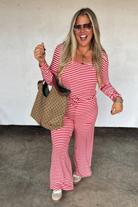 PREORDER: Haddie Stripe Lounge Set **Limited Qtys**