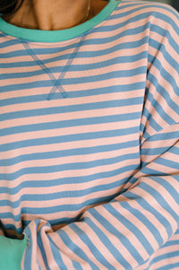 All For the Color Drop Shoulder Pullover