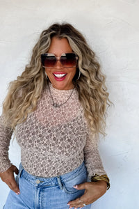 PREORDER: Jolie Lace Thumbhole Top