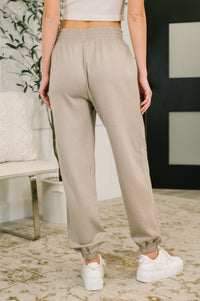 Every Second, Every Hour Jogger Bottoms in Ash Mocha