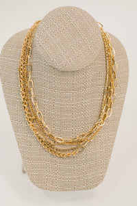 Golden Hour Links Everyday Set in Gold