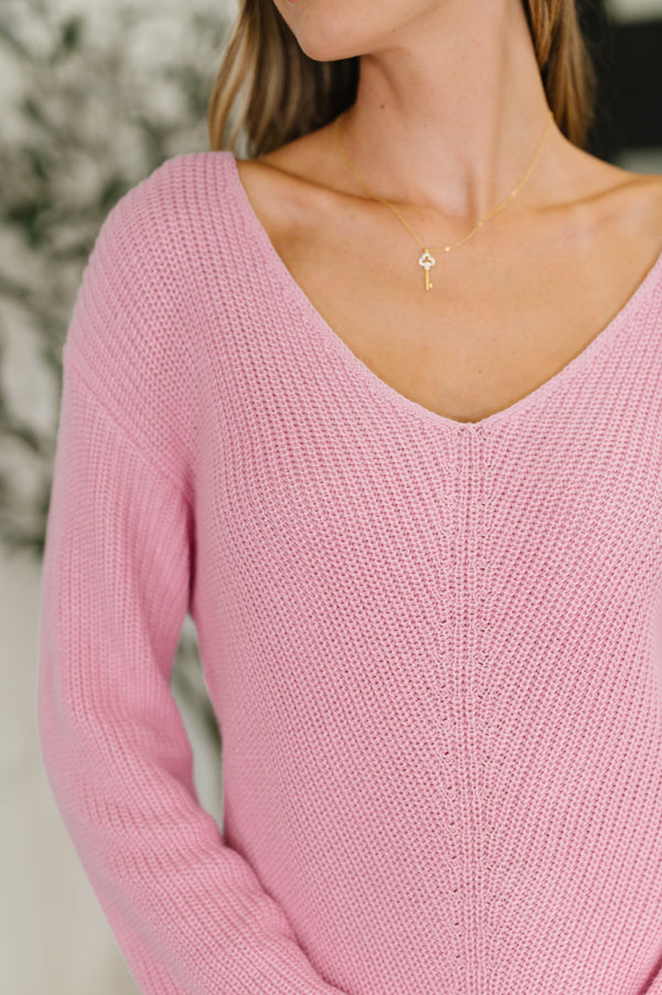 I'm All Yours V-Neck Sweater