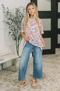 Left Em' Speechless Dolman Sleeve Blouse
