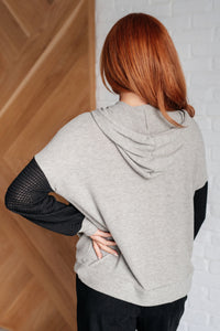 Pull Up Your Sleeves Color Block Hoodie -9/30/2025 NEW