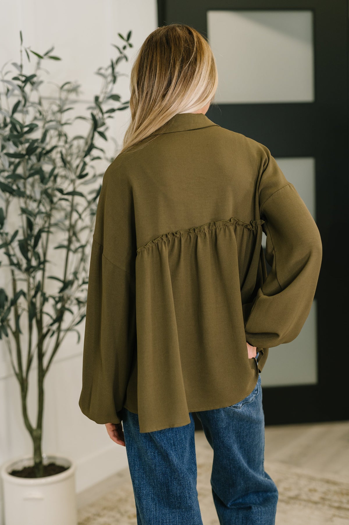 She's Got A Way Button Down Blouse